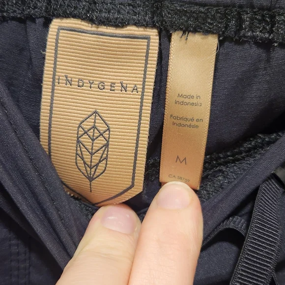 Womens Indygena Mateo Black Jogger Pants Medium - Picture 7 of 7